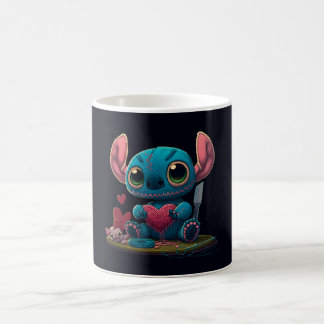Lilo och Stitch Valentine Hearts Graphic Mugg