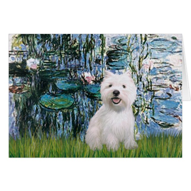 Liloies #1 - Westie 2 Hälsningskort (Framsidan Horizontal)