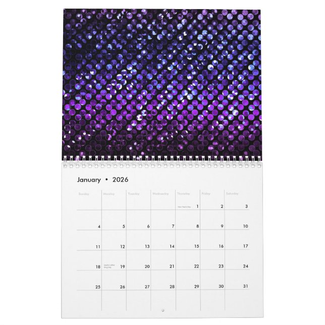 Lilor Crystal Bling Strass för kalender 2015 (Jan 2026)