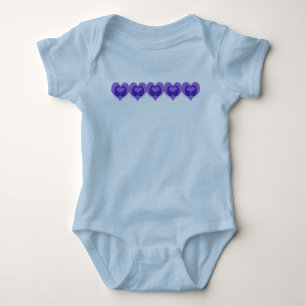 Lilor dubblerar hjärta t shirt