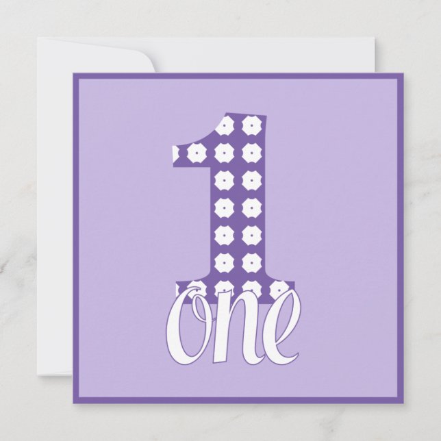 Lilor en partyinbjudan inbjudningar (Framsida)