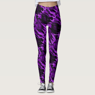 Lilor flammar och svärtar damasker leggings