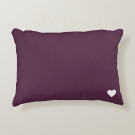 Lilor för Aubergineaubergine djupt - Prydnadskudde