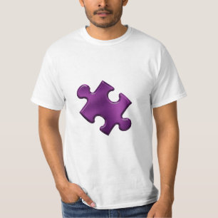 Lilor för Autismpusselbiet Tee