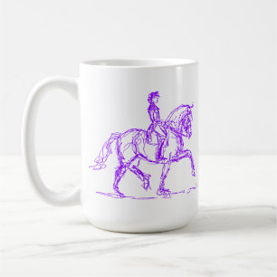 Lilor för Dressagehästmugg Kaffemugg