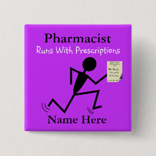 Lilor för emblem för Pharmacistnamnstift Knapp