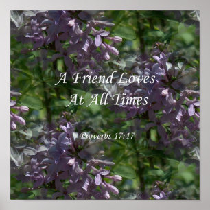 lilor för ~ proverbs17-17 poster