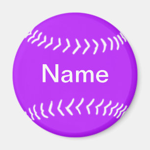 Lilor för softballSilhouettemagnet Magnet