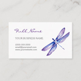 Lilor för vattenfärgsländavisitkortar | visitkort