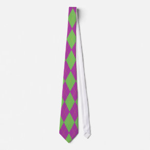 Lilor & gröna Argyle Slips