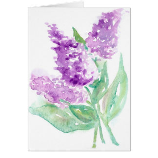 Lilor Hälsningskort