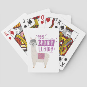 Lilor ingen dramaLlama Casinokort