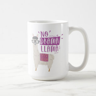 Lilor ingen dramaLlama Kaffemugg