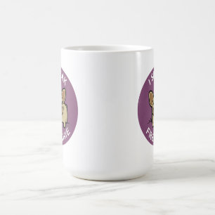 Lilor lismar mig talar Frenchie Kaffemugg