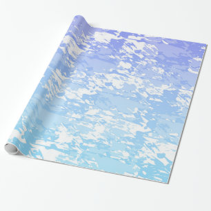 Lilor och blått Ombre som slår in papper Presentpapper