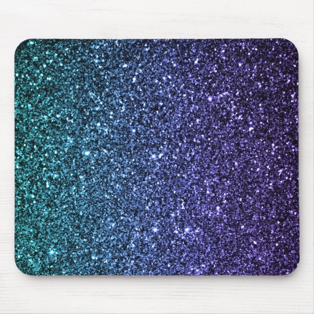 Lilor och glitter för AquaOmbre Faux Musmatta (Framsidan)
