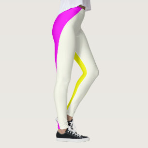 Lilor och gult leggings