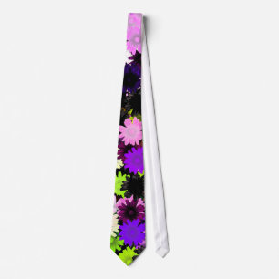 Lilor och limefruktblommigt slips