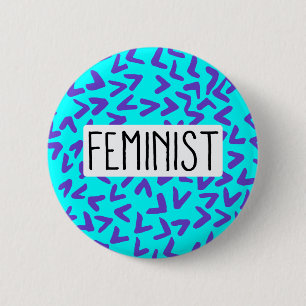 Lilor och turkosmönsterfeministen knäppas knapp