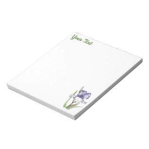 Lilor rufsad Iris Anteckningsblock
