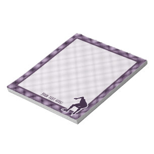 Lilor rusar skater anteckningsblock