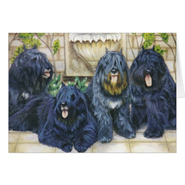 "Lilor, siren, Patou och Earl ", Hälsningskort (Framsidan Horizontal)