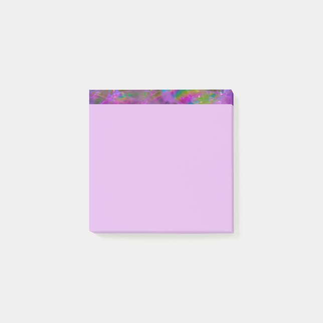 Lilor som Posta-Det noterar Post-it Block (Framsida)