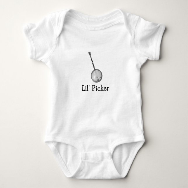 Lil'Picker Infant Creeper Tee Shirt (Framsida)