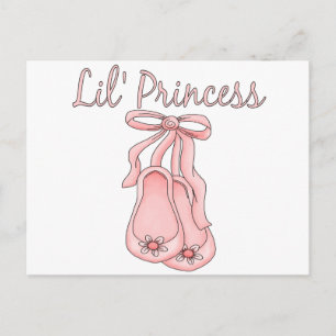 Lil'Princess Ballet Shoes 1 Vykort