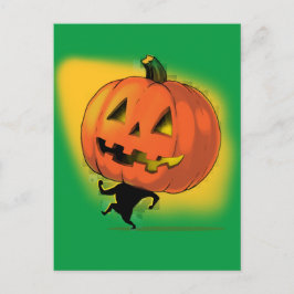 Lil'Pumpkin Head Vykort