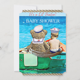 Lil'Sailor Boy's Baby Shower Inbjudningar