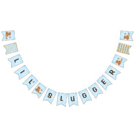 Lil'Slugger Baseball Thorn Baby Shower Banner Vimplar