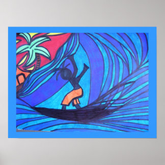 Lil'Surfer Boy Poster