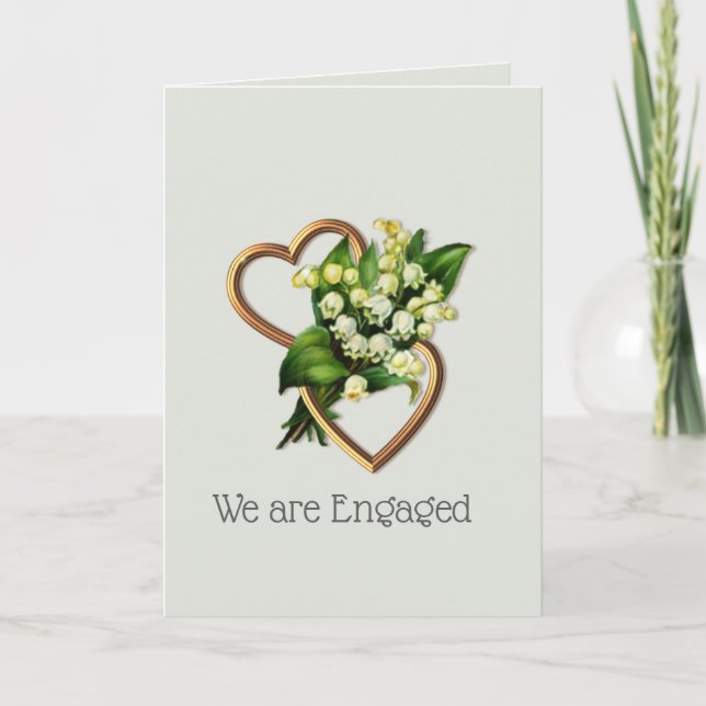 Lily and Hearts, Förlovning annons Meddelande (Framsida)