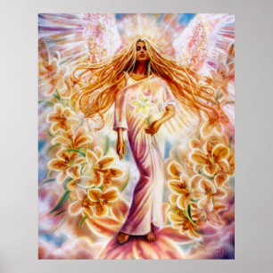 Lily Angel av Lisa Iris Poster
