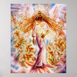 Lily Angel av Lisa Iris Poster