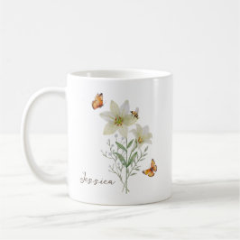 Lily Birth Month Flower Kaffemugg