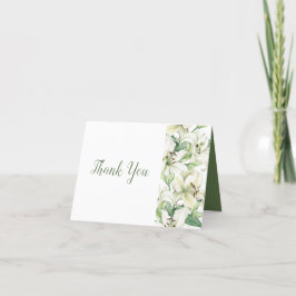 LILY Blommar Elegance Bröllop Tack Kort