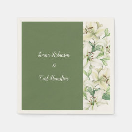 LILY Blommar Elegance Pappersservett