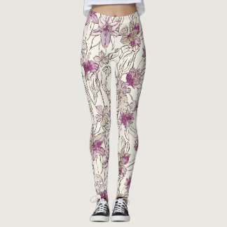 Lily Blommigt Legging