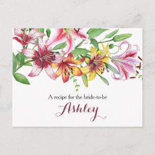 Lily Bouquet-kort för Möhippa Vykort