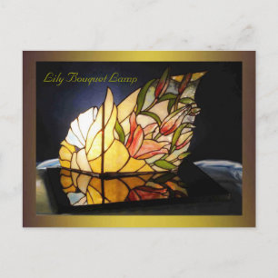 Lily Bouquet Lamp Fine Art Vykort