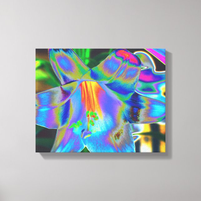 Lily Digitally Enhanced Canvas Wrap (Framsida)