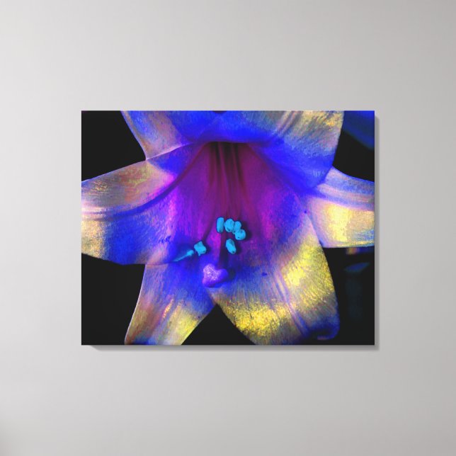 Lily Digitally Enhanced Canvas Wrap Quad (Framsida)