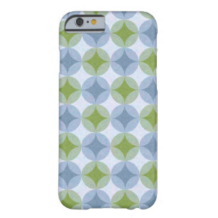 Lily Dynors (Blue & Grönt Stars) Barely There iPhone 6 Fodral