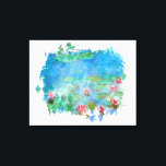 ** Lily Dynors Pond Painting AR23 Monet Art Canvastryck<br><div class="desc">STRETCHED CANVAS ART PRINT - Classic Monet och vatten lily pond-målning. Lily Monet Lilies/Lotus är magenta, Rosa Magenta. Energetiskt utökad Elegant Feminin romantisk Blommigt som målar upp konstnärlig, unik Kreativ Modern och romantisk Vintage. (SEARCH AR23 för liknande formgivning) "The is a Shabby chic, Feminine Girly Design". Denna design är Romantisk...</div>