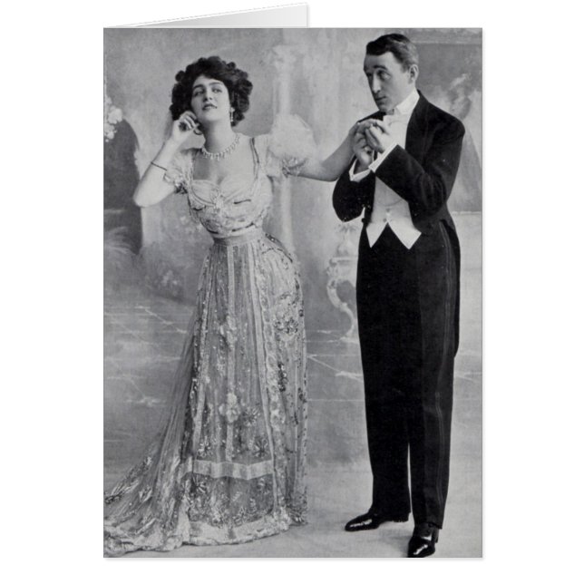 Lily Elsie "Summertime" Hälsningskort (Framsidan)