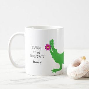 Lily - en seriös vismisk alligator kaffemugg