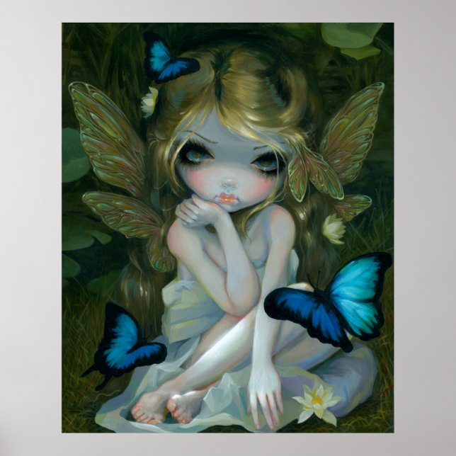 Lily Fairy ART PRINT av Jasmine Becket-Griffith Poster (Framsidan)