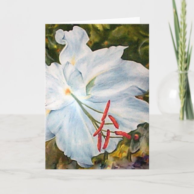 Lily Flower, hälsningskort Kort (Framsida)